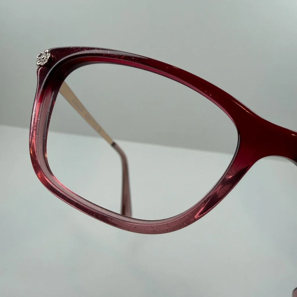 COACH GLASSES HC6142/5551 (BURGUNDY GLITTER GRADIENT) 51•17•140 COACH EYEGLASSES
